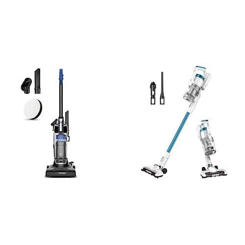 Ultra-Lightweight Compact Bagless Upright Vacuum Cleaner + Lightweight Cordless Stick Handheld Vacuum Cleaner L53229
