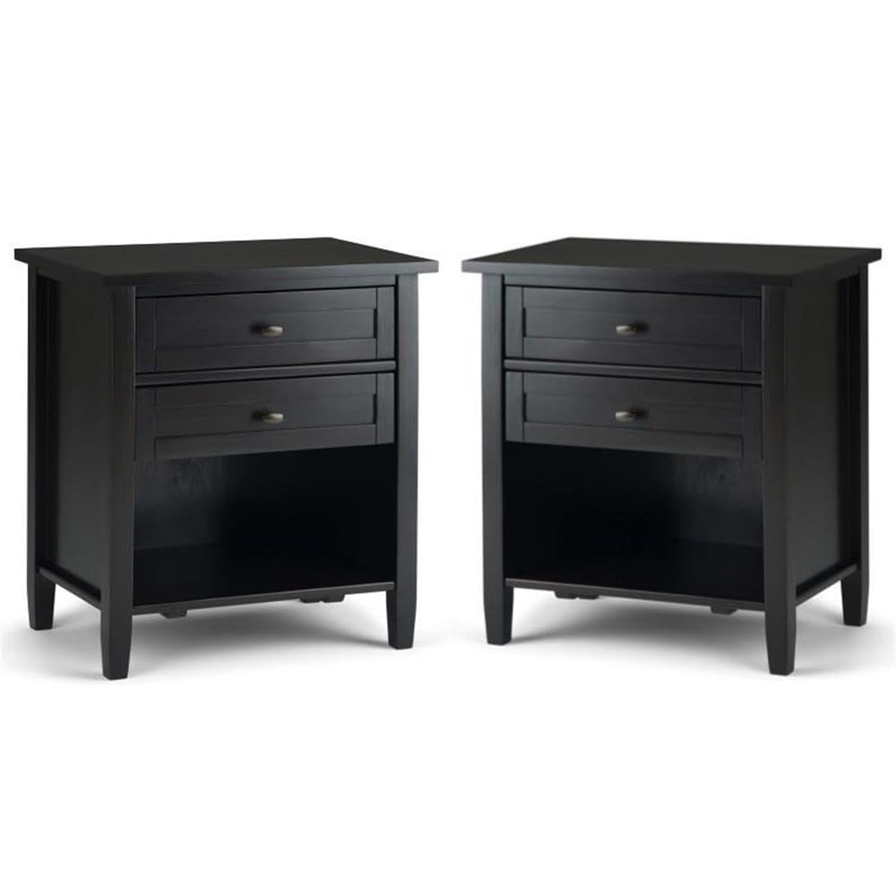 2-Piece Wood Nightstand Set N160