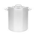 60QT Polished Stainless Steel Stock Pot with Lid A17229