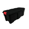 Stackable 17 Gallon Black Plastic Footlocker P211915