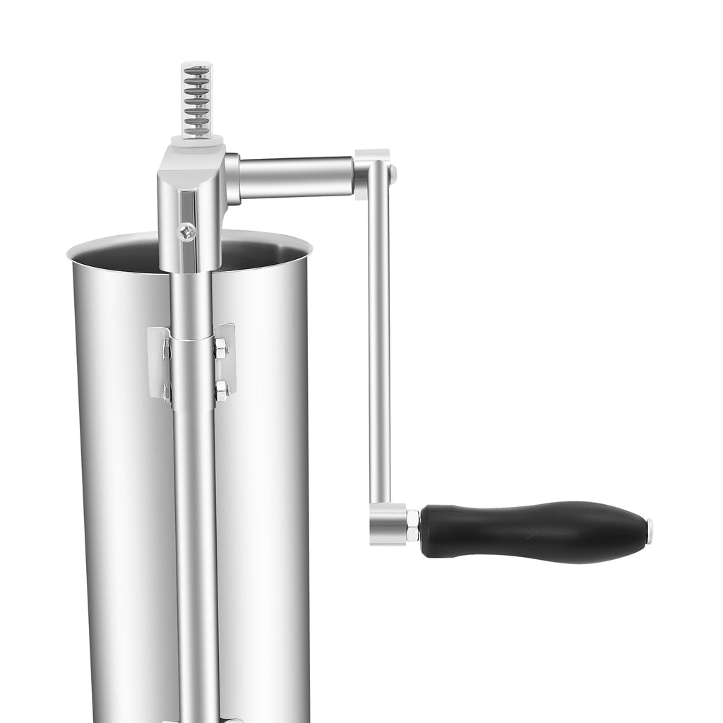 6Lbs Stainless Steel Vertical Sausage Stuffer with 6 Tubes S13798