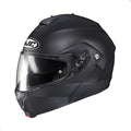 Solid Modular Motorcycle Helmet with Pinlock Shield DOT Approved Semi Flat Black X-Large O2258