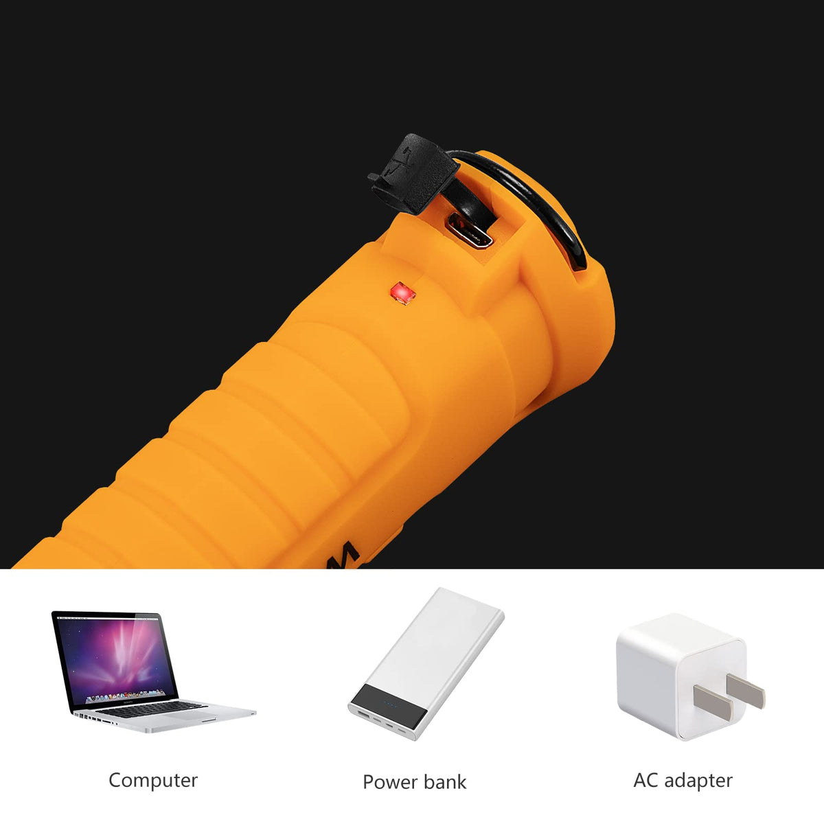 3 Pack Rechargeable LED Work Lights with Magnetic Base J456891