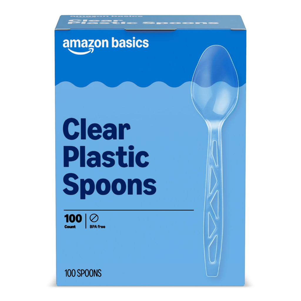 Clear Plastic Spoons 100 Count T20694