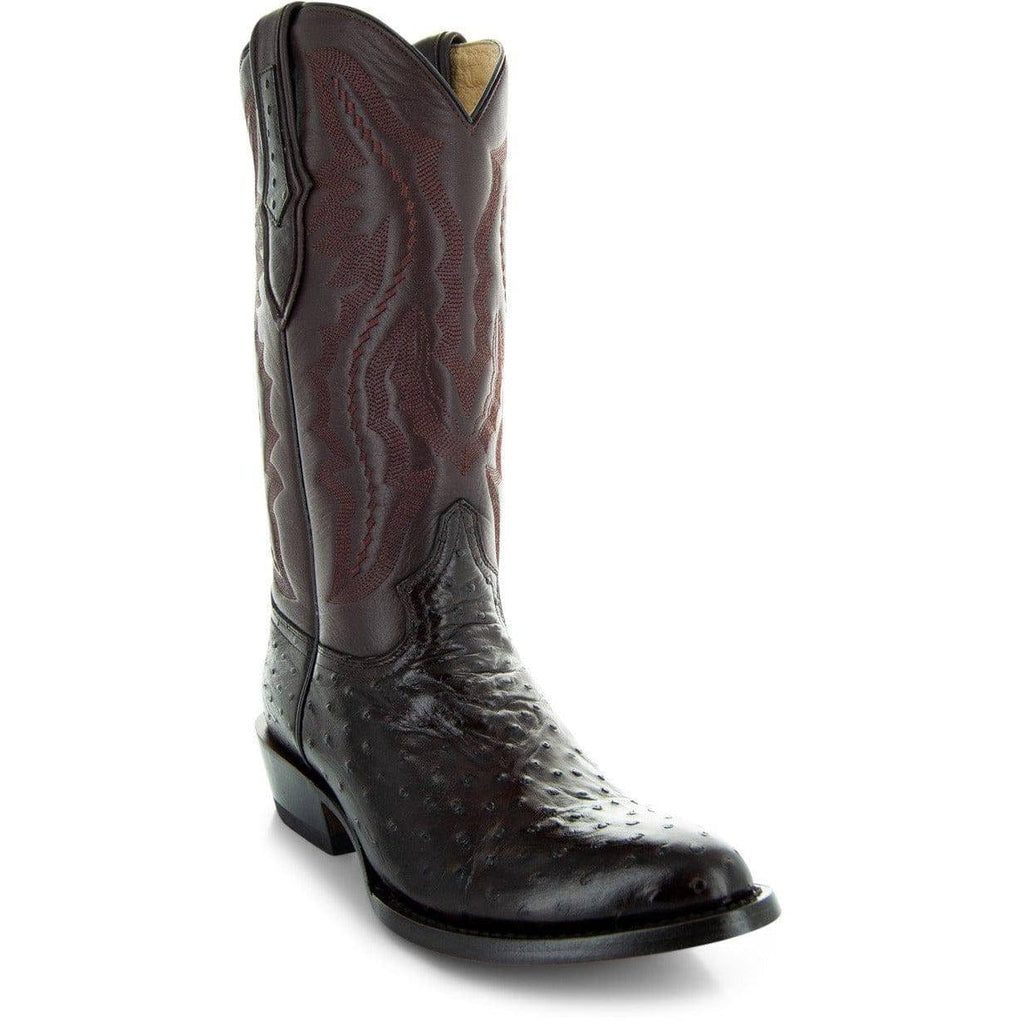 Ostrich Print Western Cowboy Boots C4234