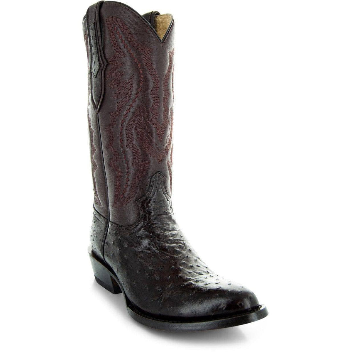 Ostrich Print Western Cowboy Boots C4234