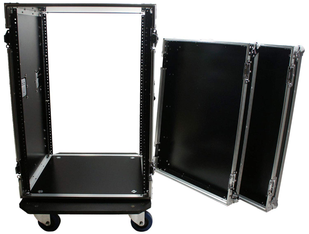 16U Amp Rack Case with Wheels Z216071