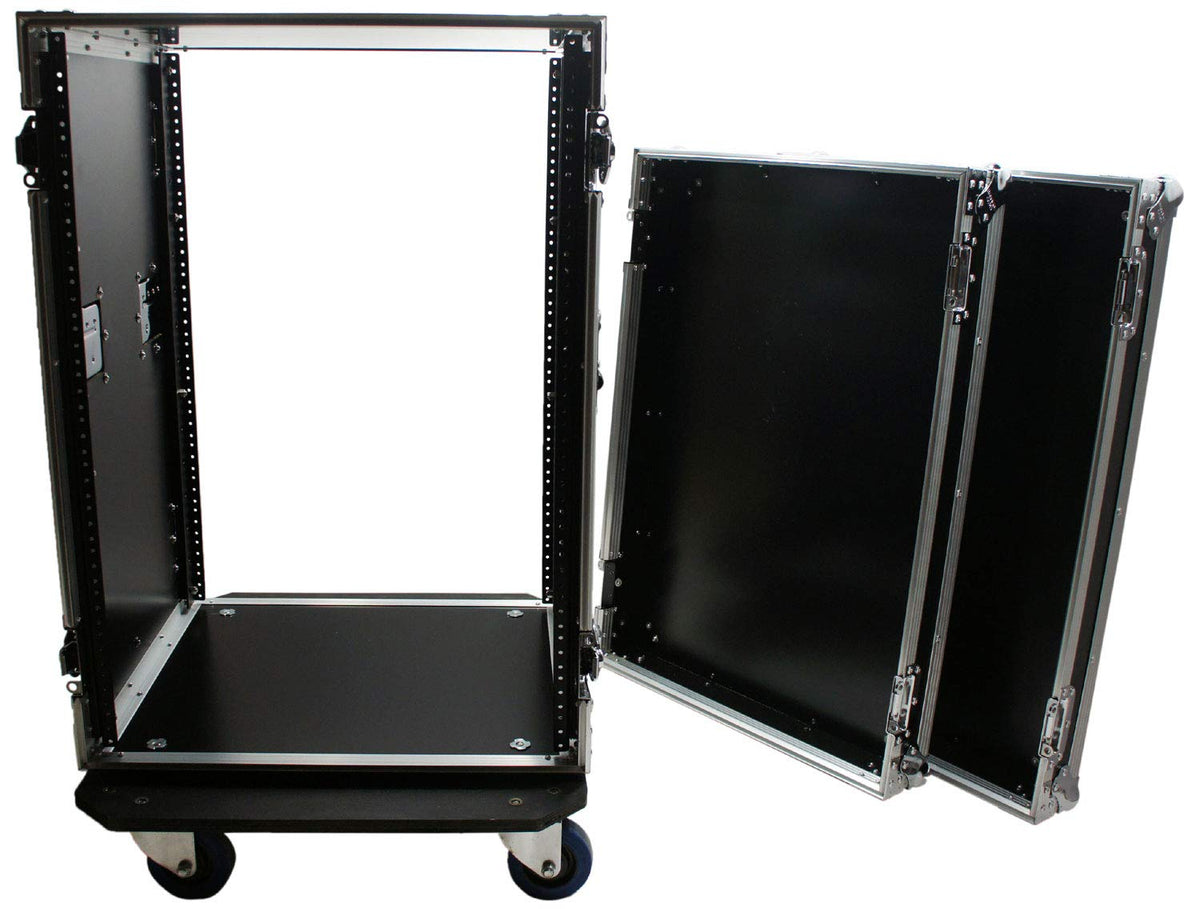 16U Amp Rack Case with Wheels Z216071