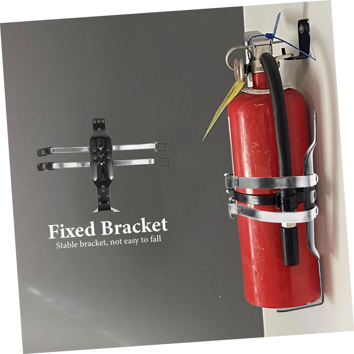 2.5lbs Fire Extinguisher Mounting Kit Wall Bracket Holder P49067