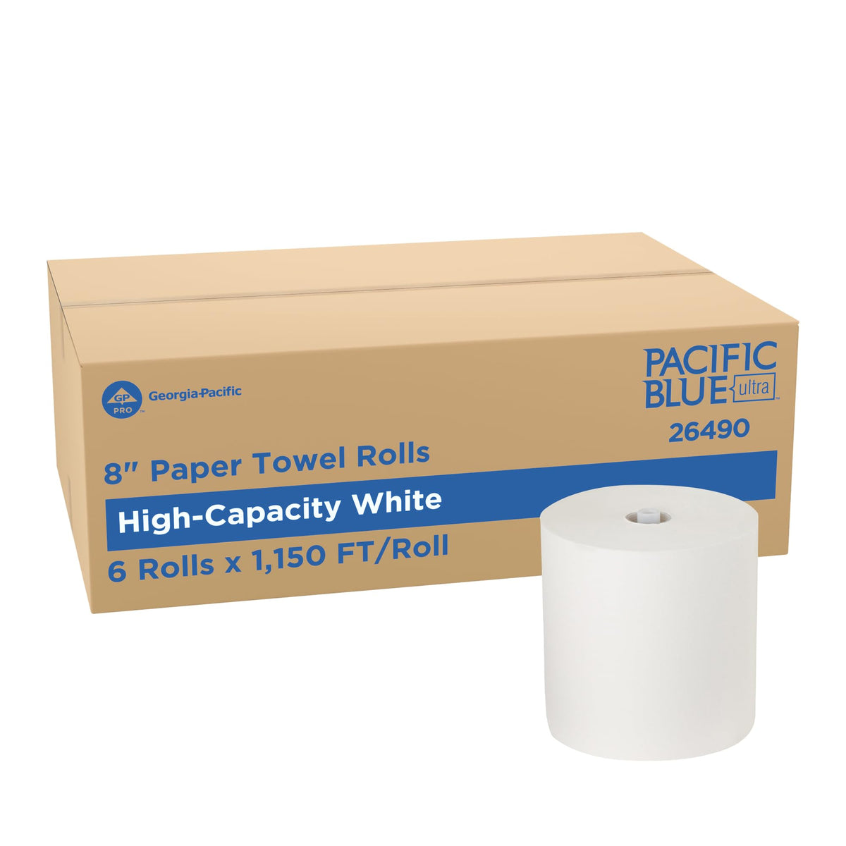 White Paper Towel Rolls E683
