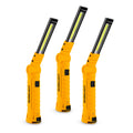 3 Pack Rechargeable LED Work Lights with Magnetic Base J456891