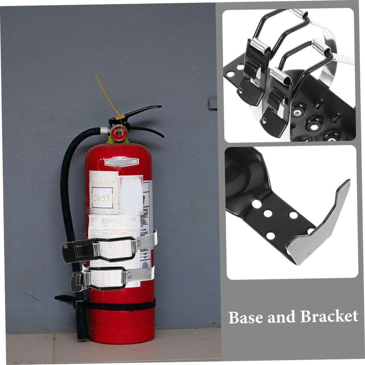 2.5lbs Fire Extinguisher Mounting Kit Wall Bracket Holder P49067