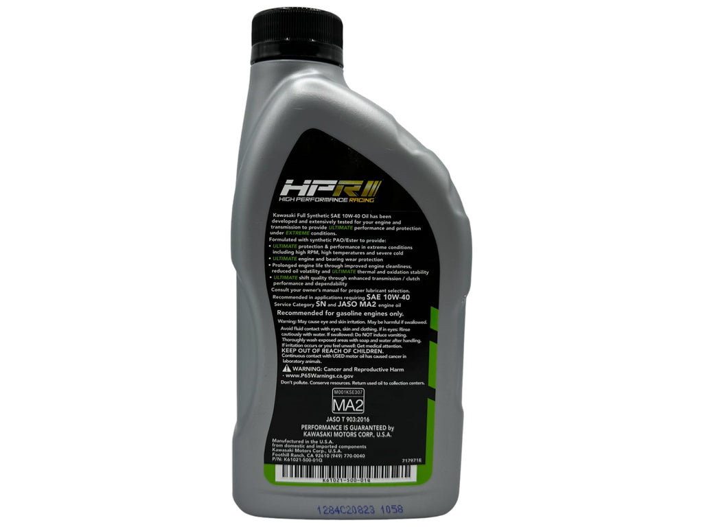 2PK Full-Synthetic 10W-40 Oil M653027