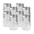 Glass Mason Jar Regular Mouth Pint Size 16 OZ Pack of 8 N37977