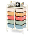 10 Drawer Rolling Storage Cart V7247