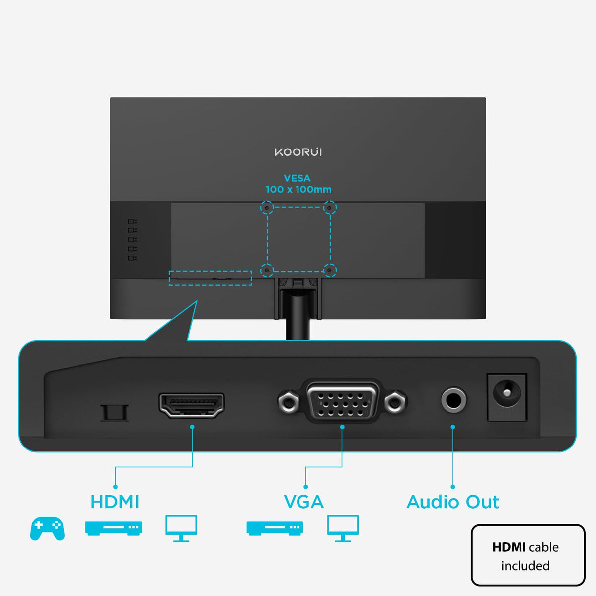 24-inch FHD 100Hz VA Computer Monitor N74646