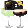 Handblown Coupe Cocktail Glasses Set of 2 S461243