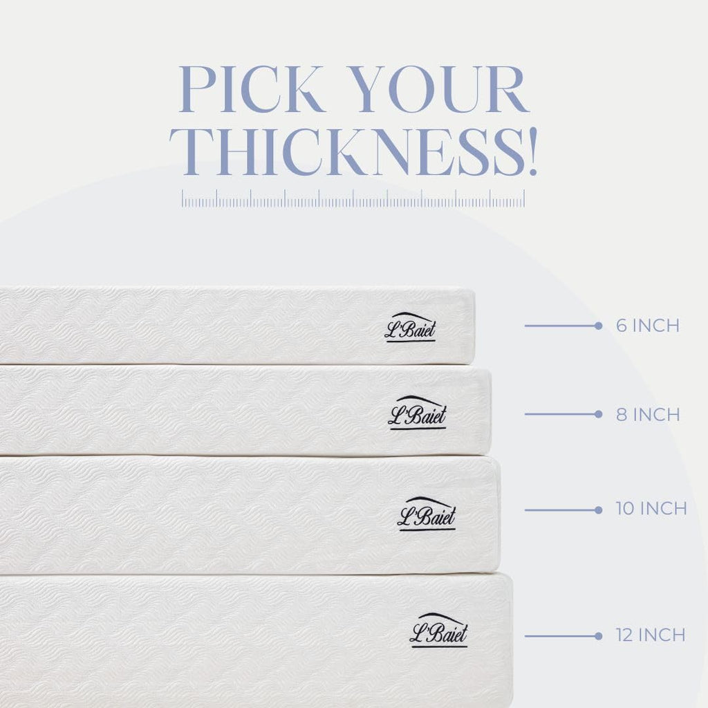 8 Inch Gel Memory Foam Twin Size Mattress Y342002