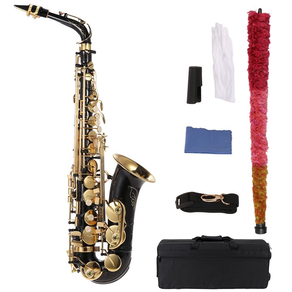 Eb Alto Saxophone Brass Gold Lacquer with Case J61508