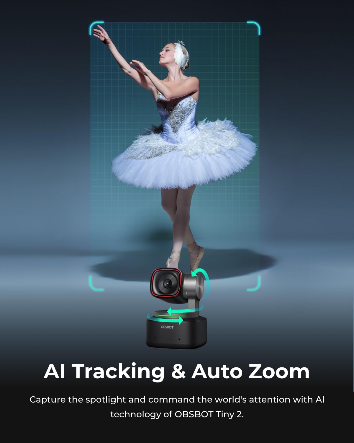 4K PTZ Webcam with Voice Control H2941