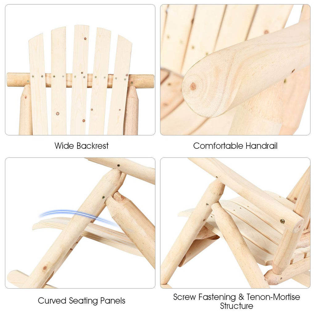Log Rocking Chair Set C383428