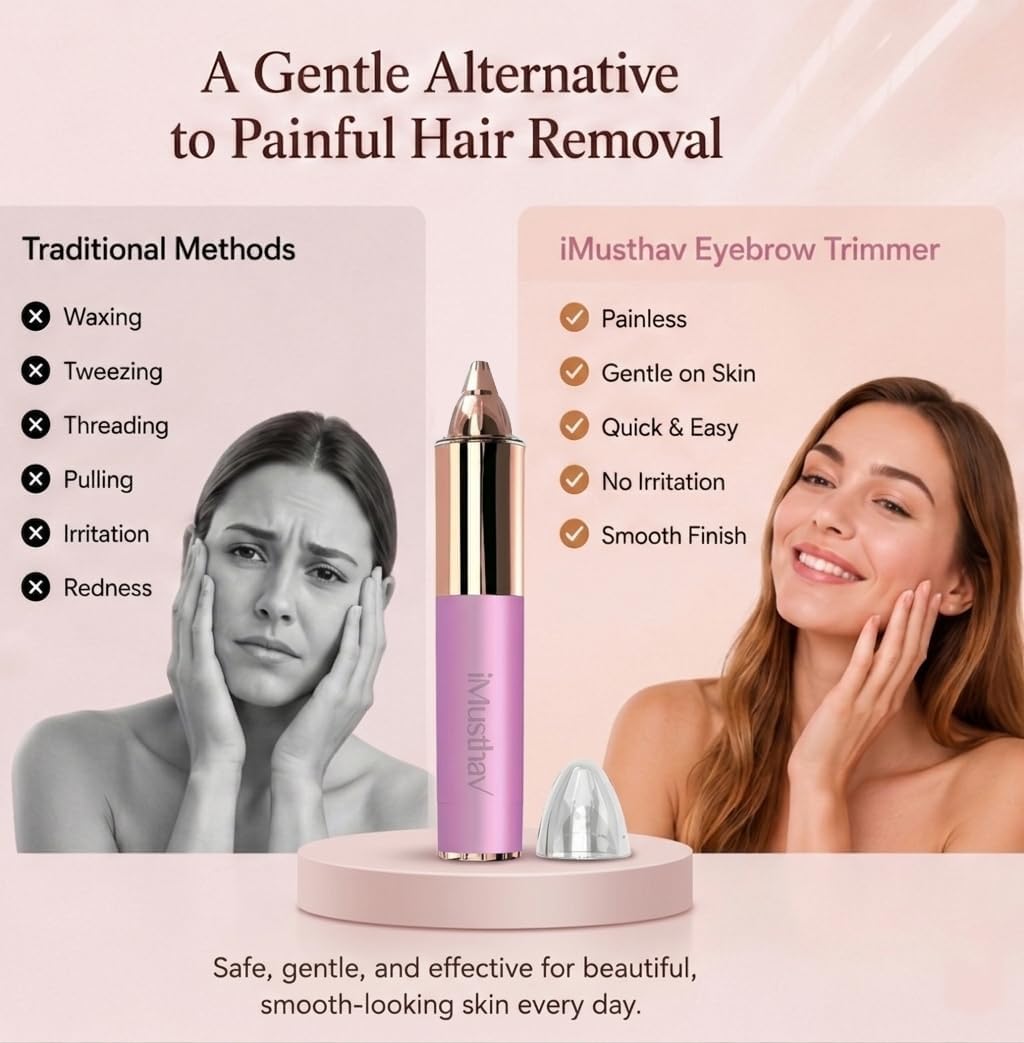 Eyebrow Trimmer with LED Light M5896