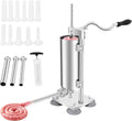 6Lbs Stainless Steel Vertical Sausage Stuffer with 6 Tubes S13798