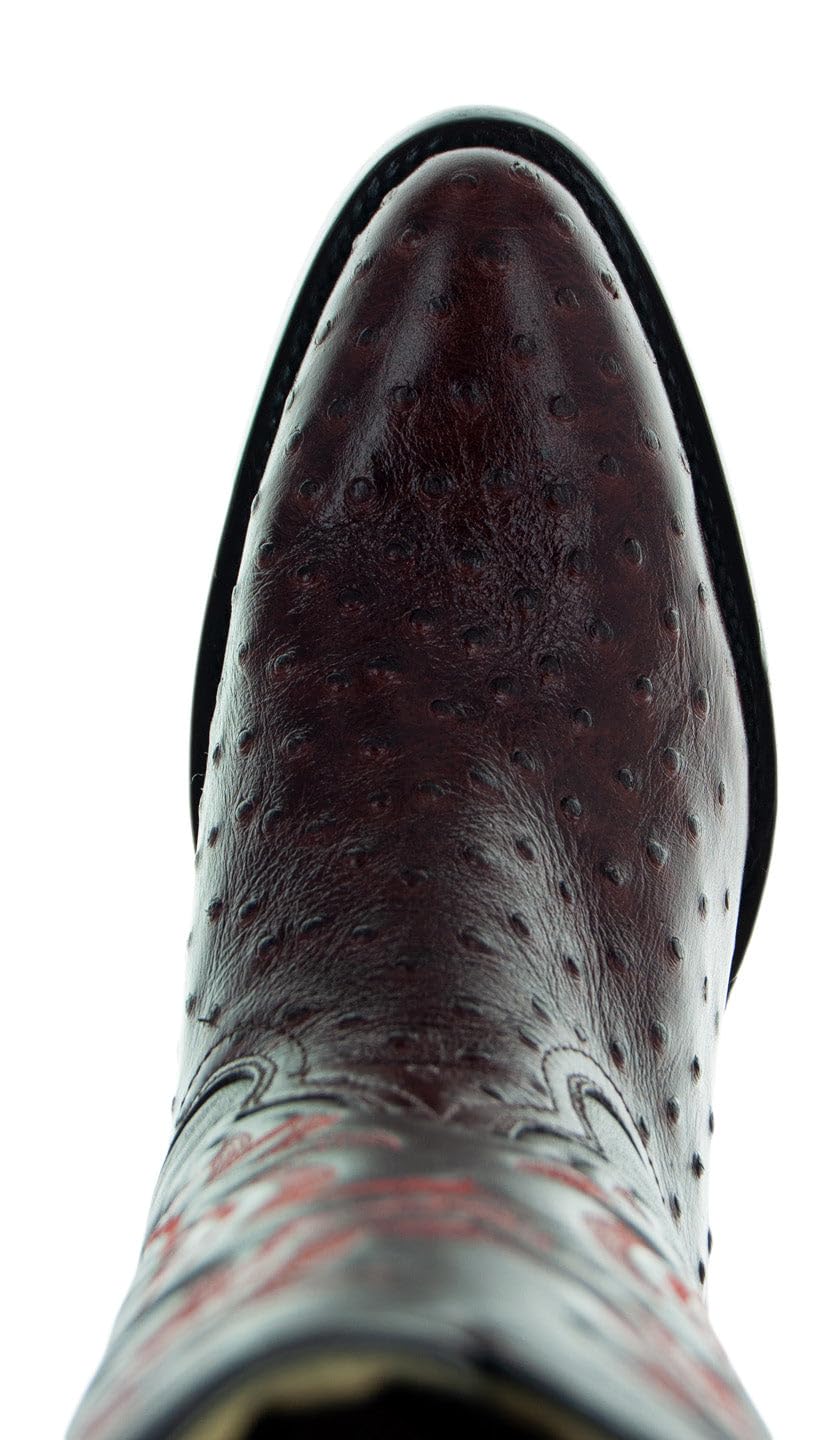 Ostrich Print Western Cowboy Boots C4234