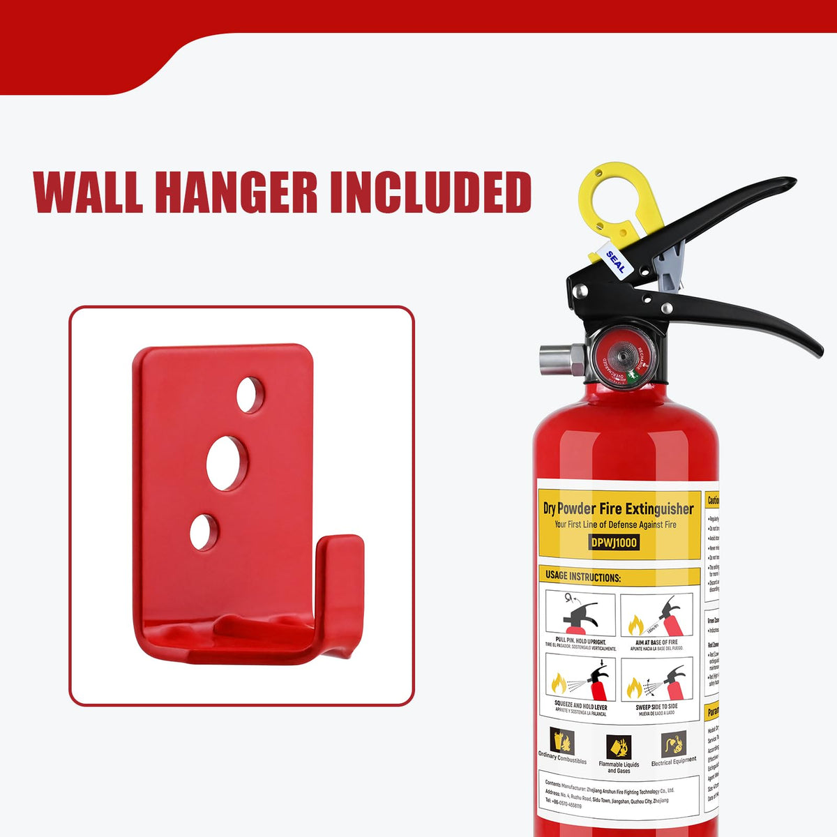 2.5 lb ABC Dry Chemical Fire Extinguishers L264127