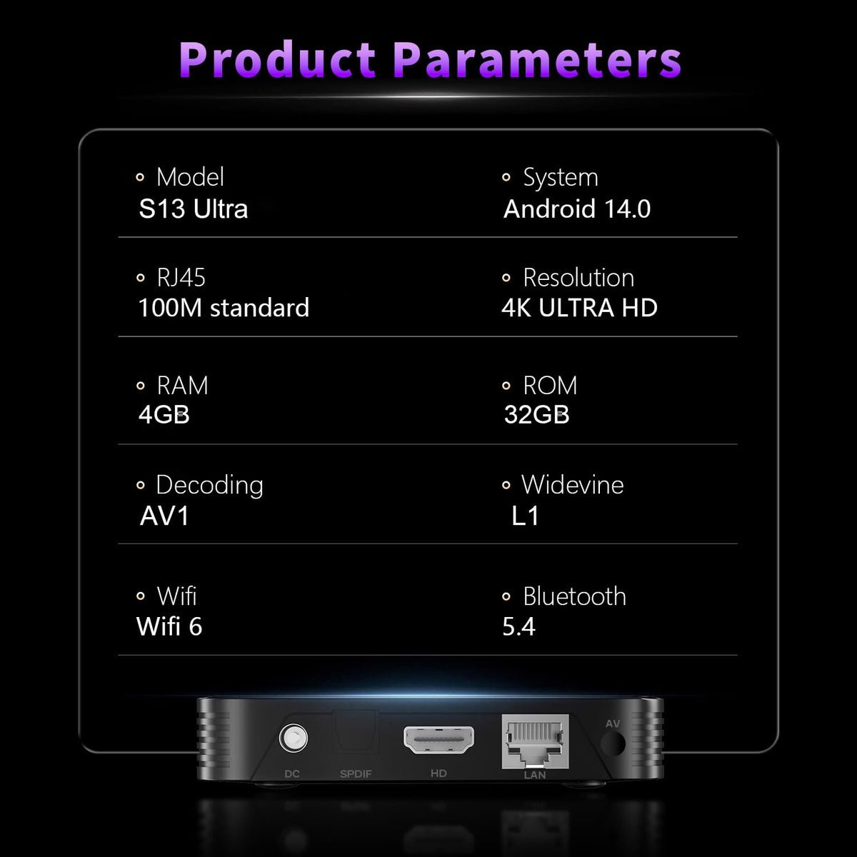 Android TV Box 4K Streaming Device Y238999