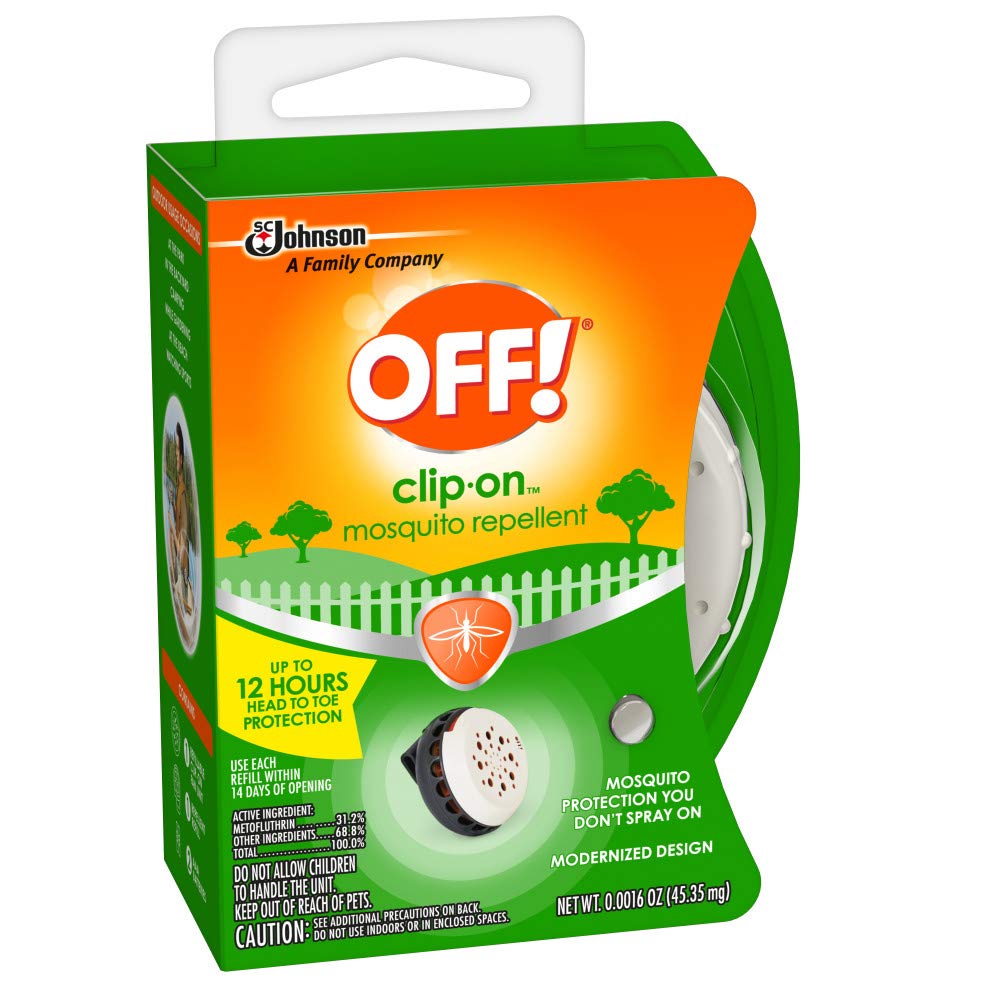 Clip-On Mosquito Repellent Fan Unit with 1 Refill H996
