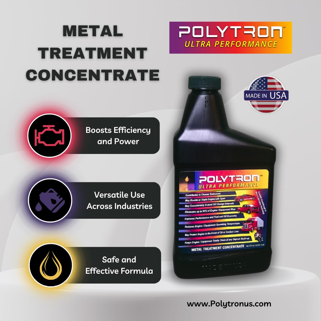 Metal Treatment Concentrate Oil Additive 1/2 Qt Bottle N256269