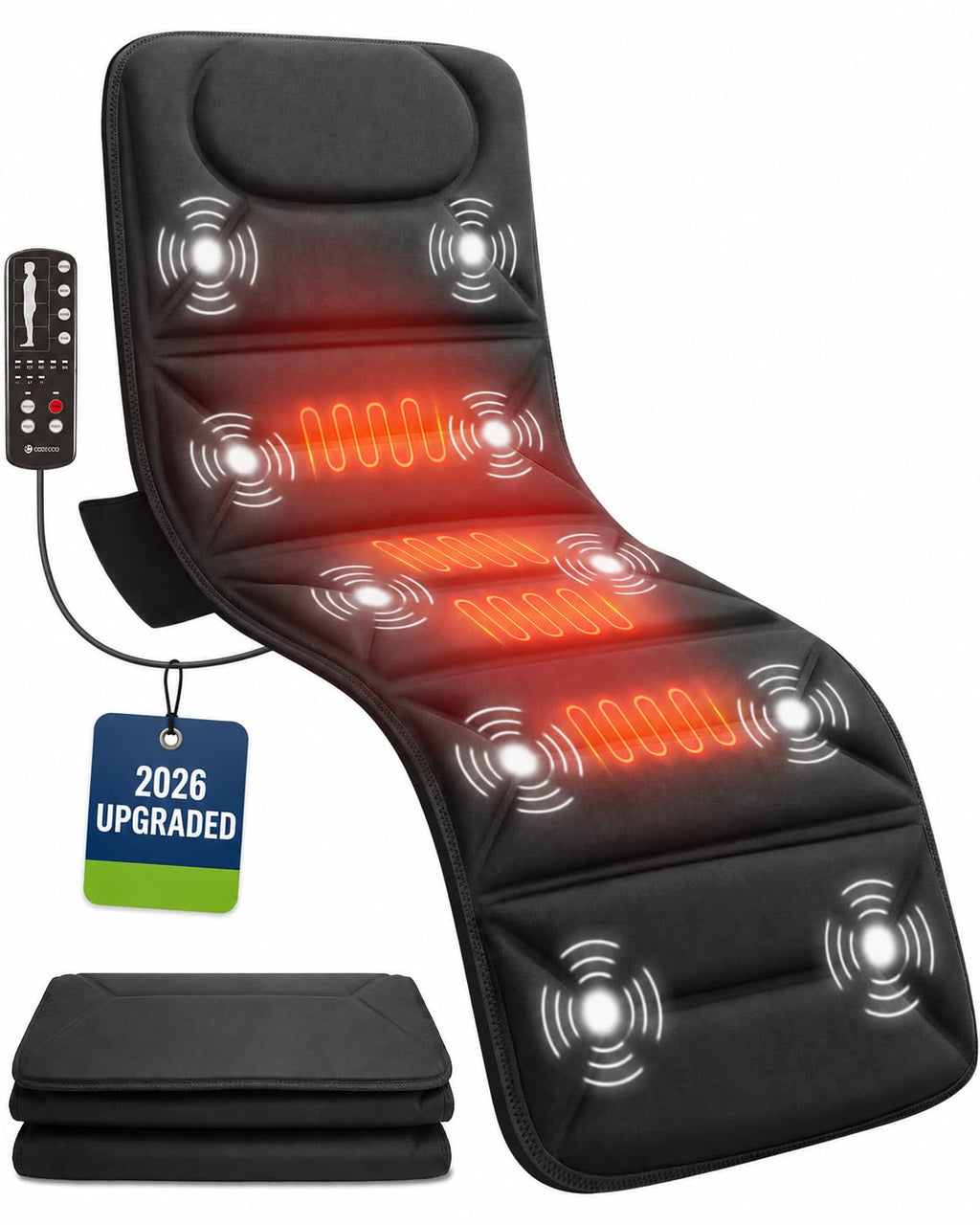Full Body Massage Mat with Heat and Vibration F637