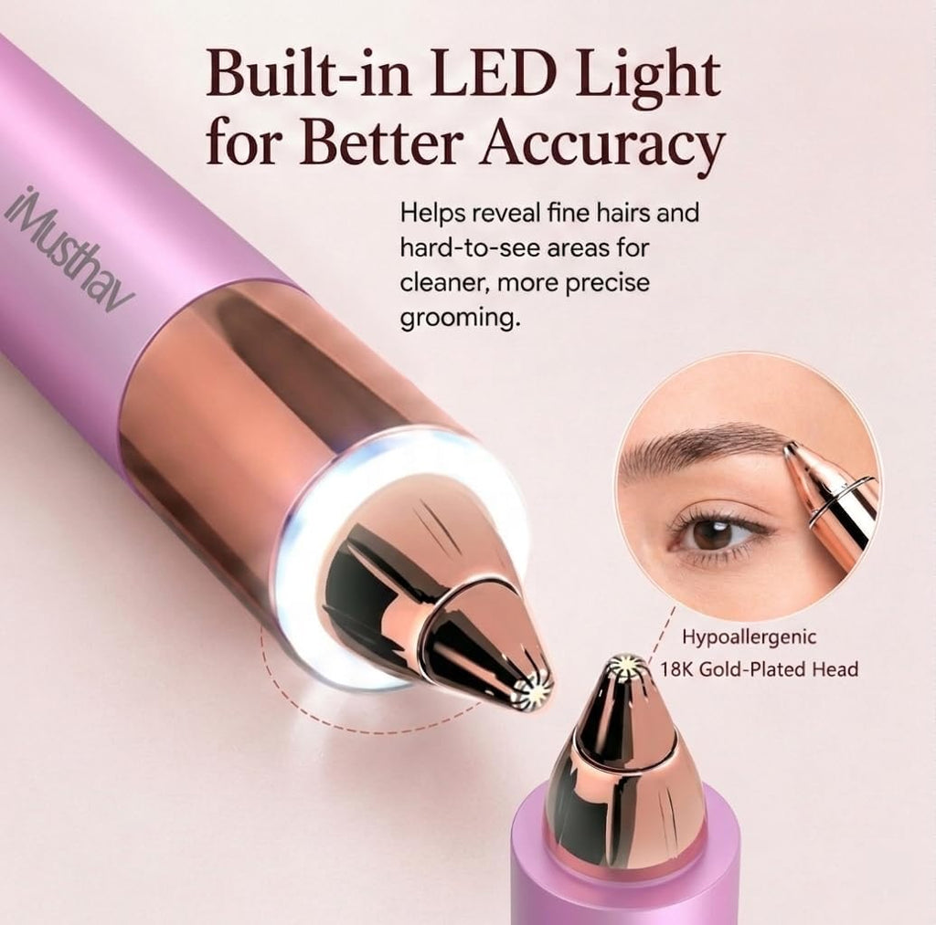 Eyebrow Trimmer with LED Light M5896