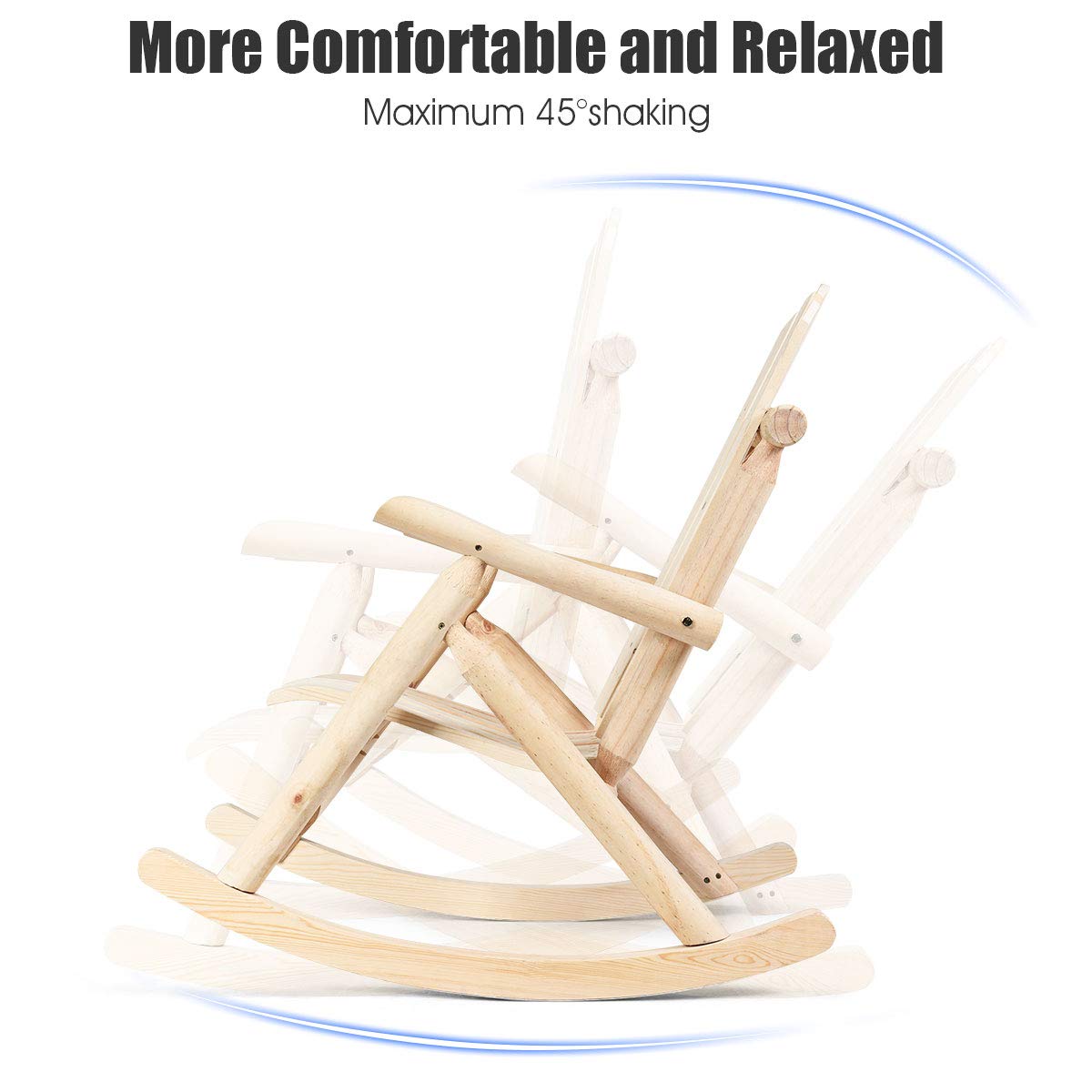 Log Rocking Chair Set C383428