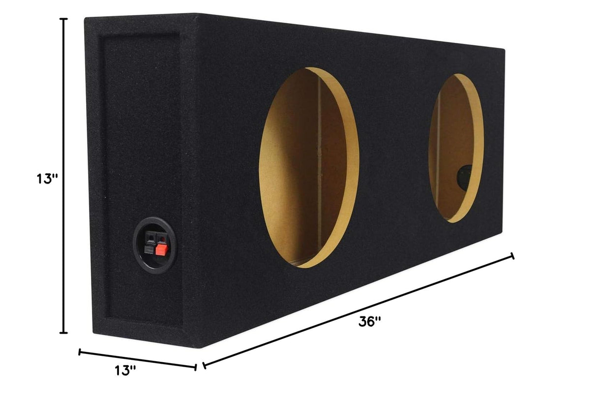 10" Shallow Mount Sealed Car Subwoofer Enclosure Y949824