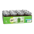 16-Ounce Glass Mason Jar with Lids and Bands, 12-Count N569682