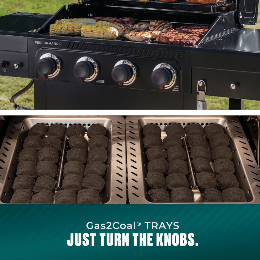 4 Burner Gas and Charcoal Grill X832281