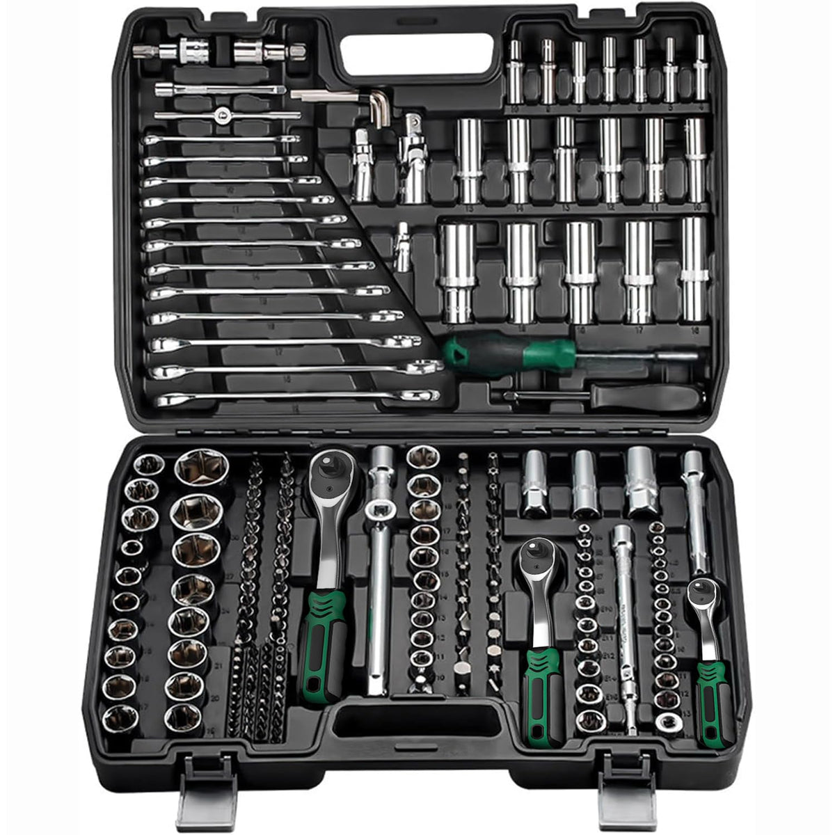216 Pc Ratchet Socket Wrench Set N131
