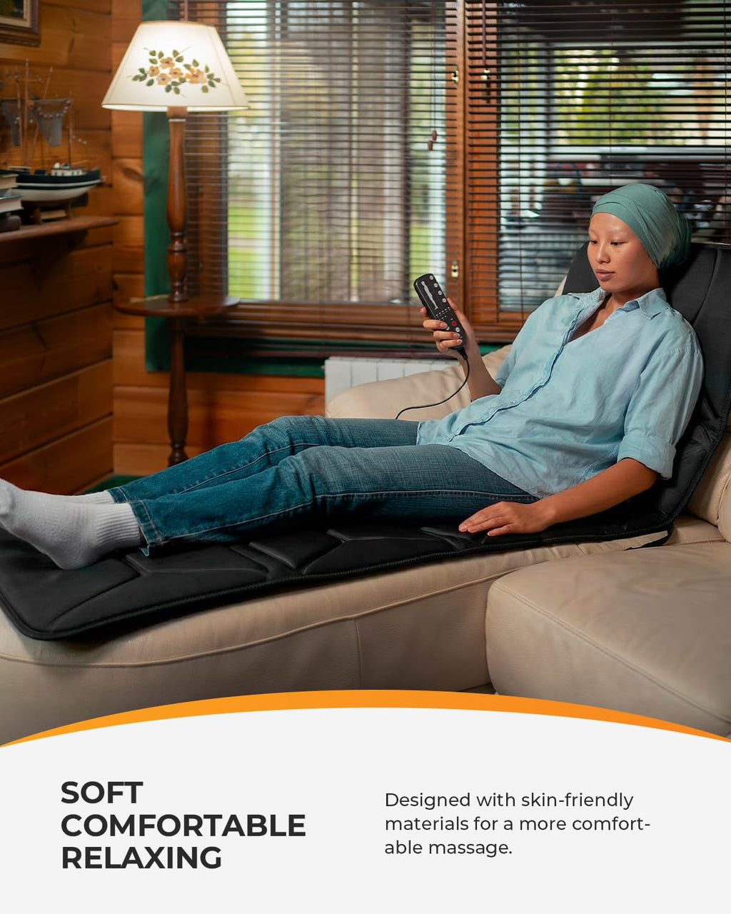 Full Body Massage Mat with Heat and Vibration F637