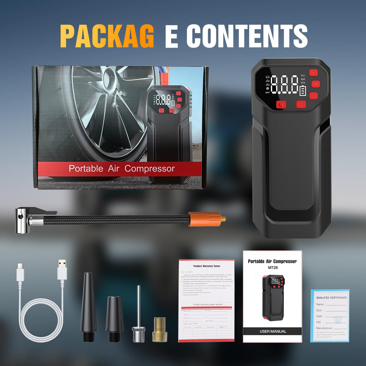 Portable Air Compressor 150PSI I7551