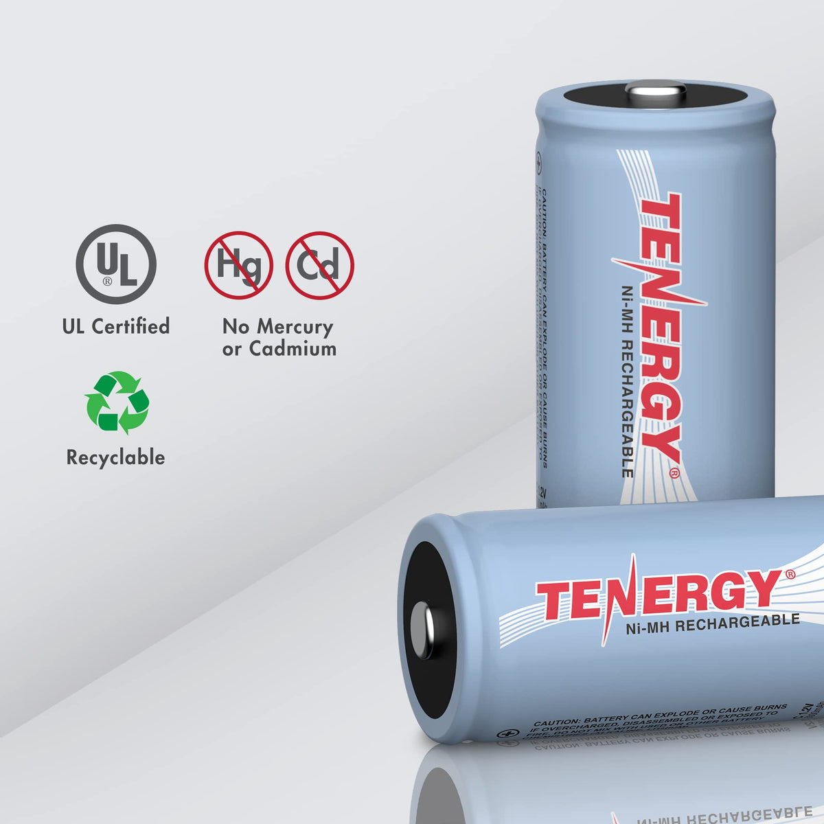 Rechargeable C Batteries and LCD Smart Battery Charger, 4 Pack A26206