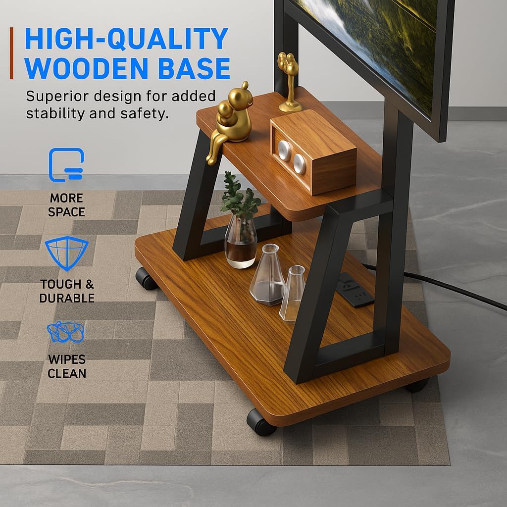 Rolling TV Stand for 32-80 Inch TVs V760