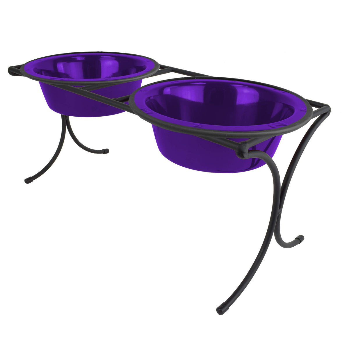 Stainless Steel Dog Bowls Double Diner Feeder M532