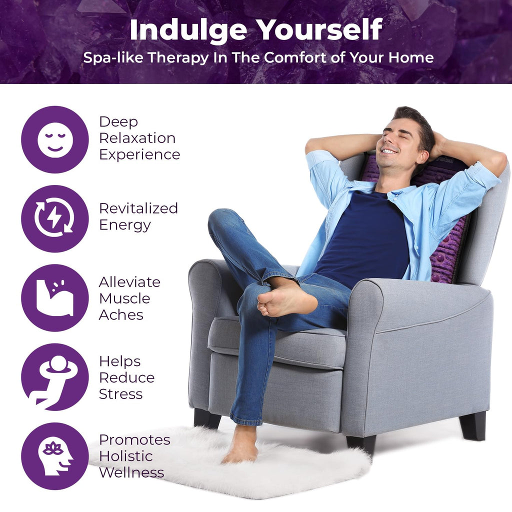 Far Infrared Amethyst Heating Pad Mini 32" L x 20"W U831442
