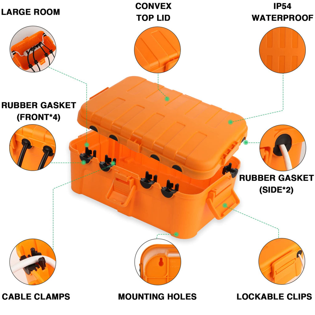 Large IP54 Waterproof Outdoor Electrical Box G44890