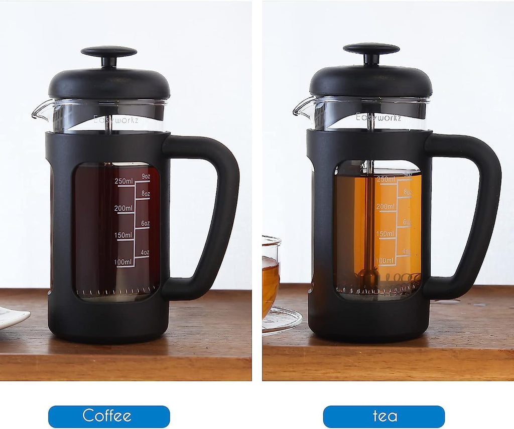 12 oz French Press with Manual Coffee Grinder U392