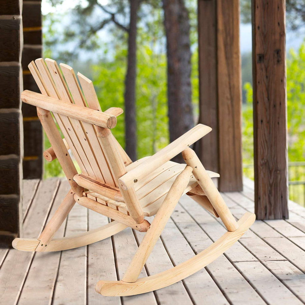 Log Rocking Chair Set C383428