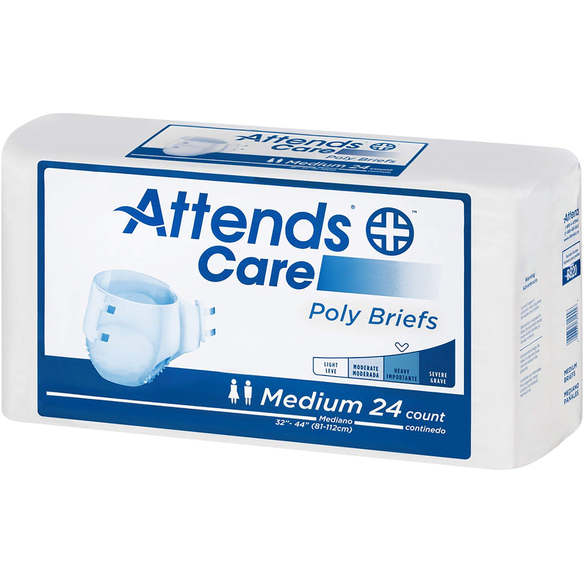 Adult Incontinence Briefs Medium Heavy Absorbency 96ct Case H45066