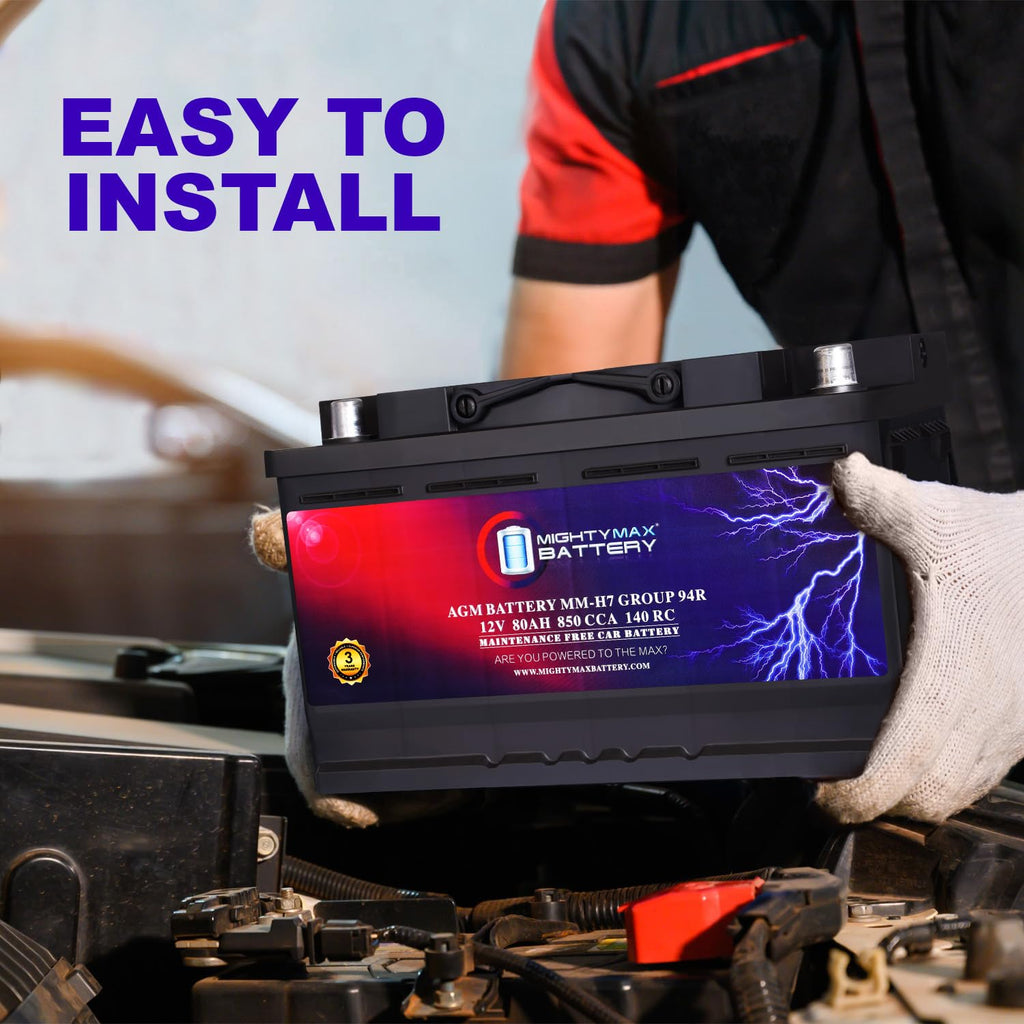 12V 80AH 850 CCA Replacement Battery S66813